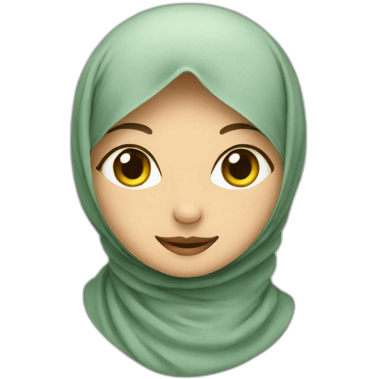 cat wearing hijab emoji