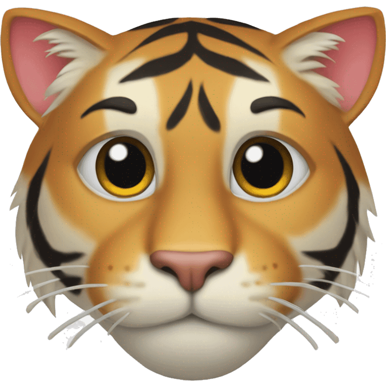 Gato con forma de tigre emoji