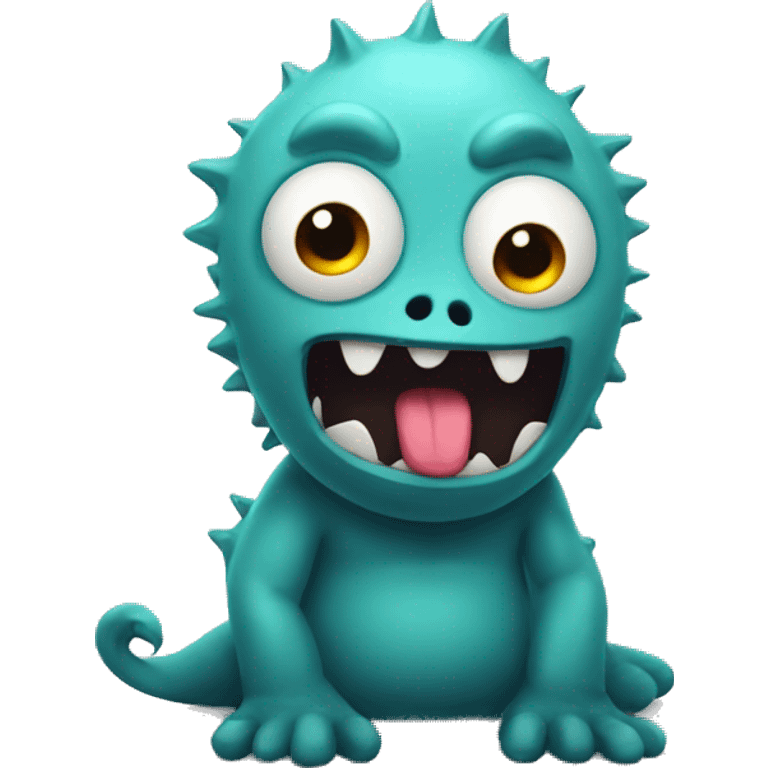 Cute little moster emoji