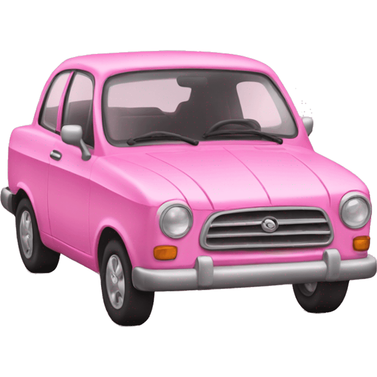 Pink car emoji