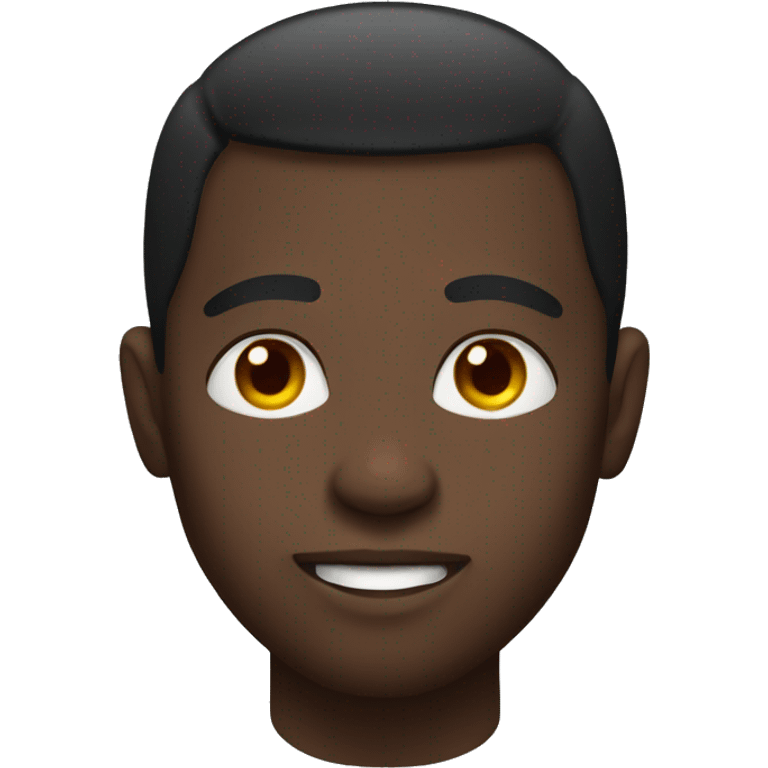 muscular african male emoji