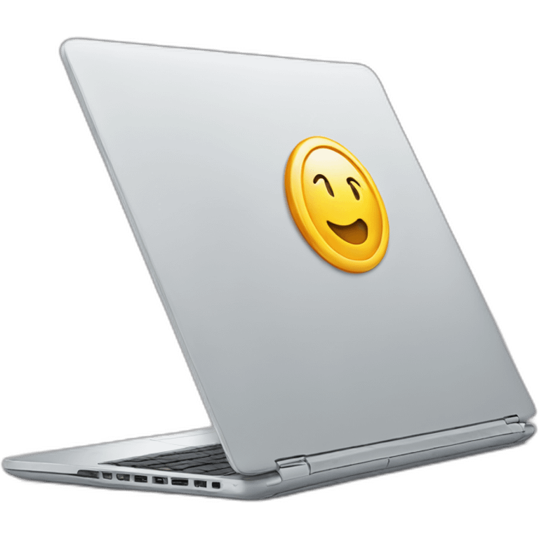 laptop with a circling logo on top showing it is going to be replaced emoji