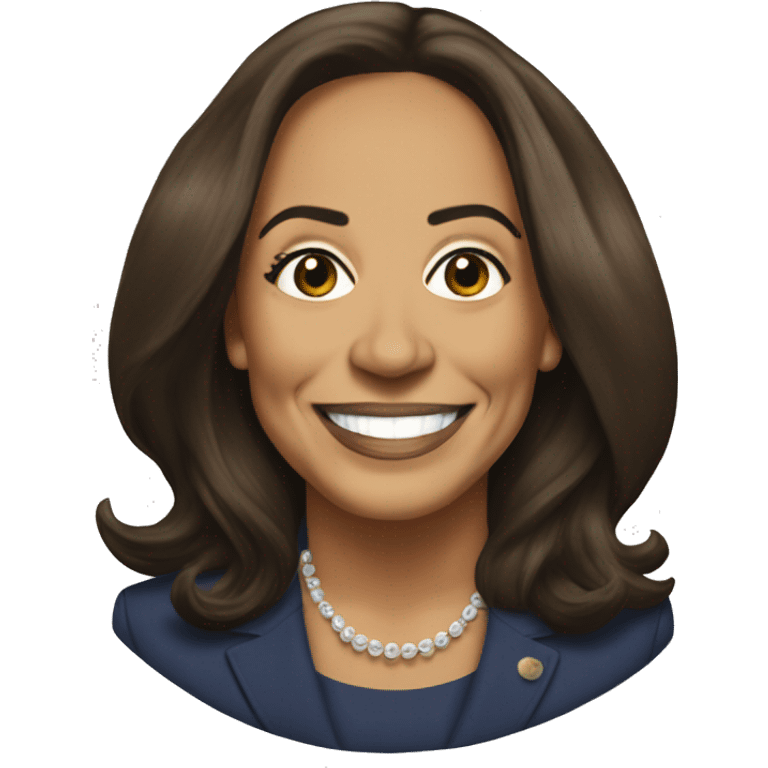 kamala harris silk press emoji