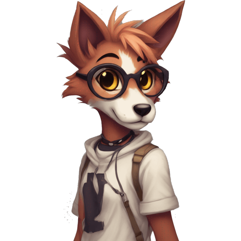 Edgy modern anthro furry by Falvie, LiLaiRa, AngieWolf emoji