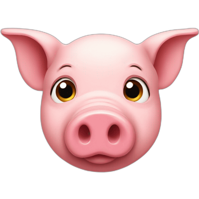 pig with no sign emoji