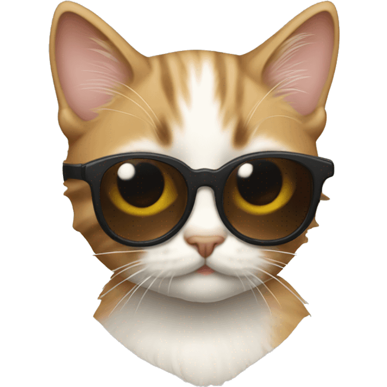 Kitten with sunglasses  emoji