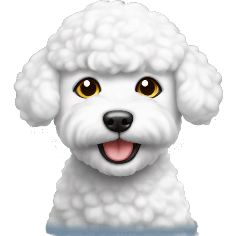 bichon, naughty emoji