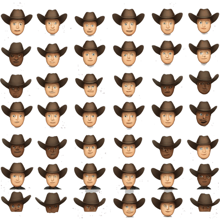 elon musk with a cowboy hat emoji