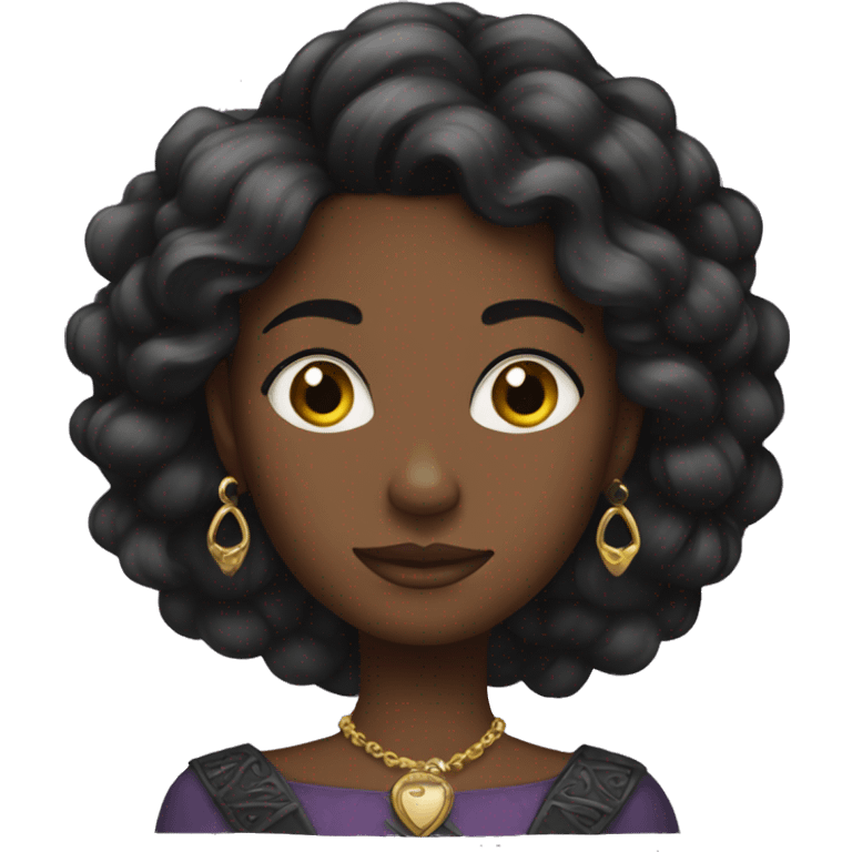 Black princess emoji