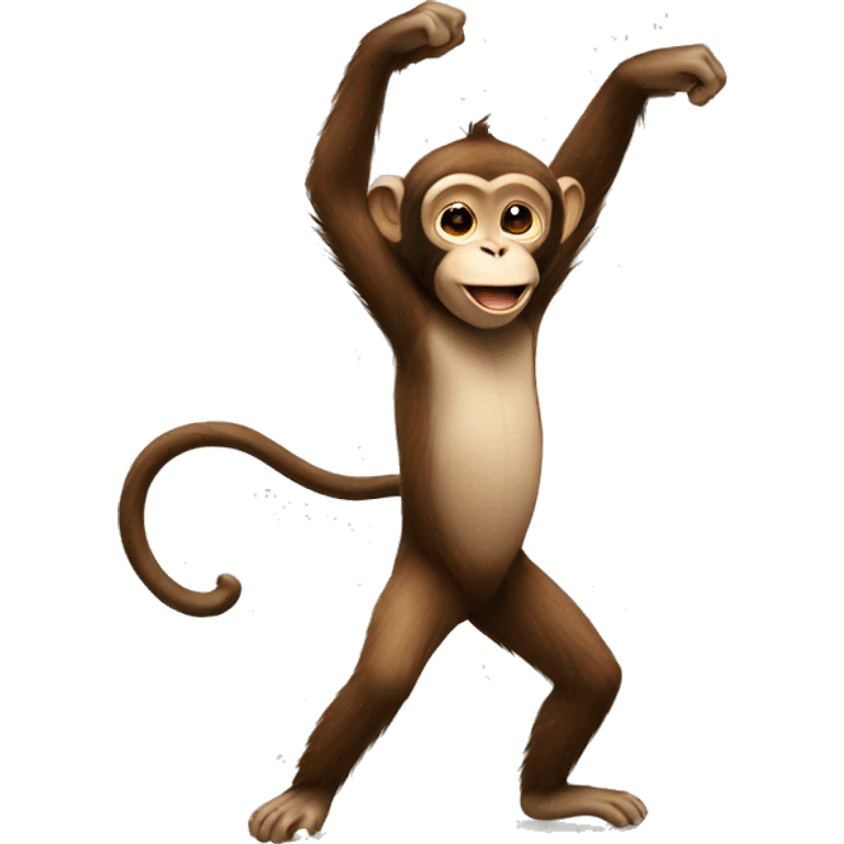 monkey funny dance emoji