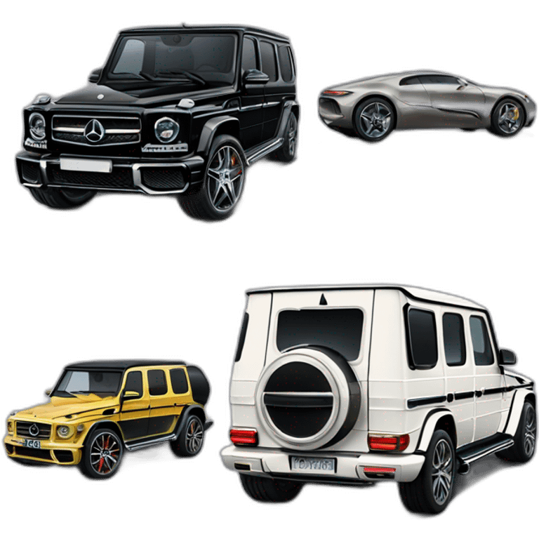 Mercedes-Benz G-Class towing Bugatti Chiron emoji