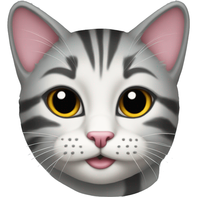 A pussycat emoji