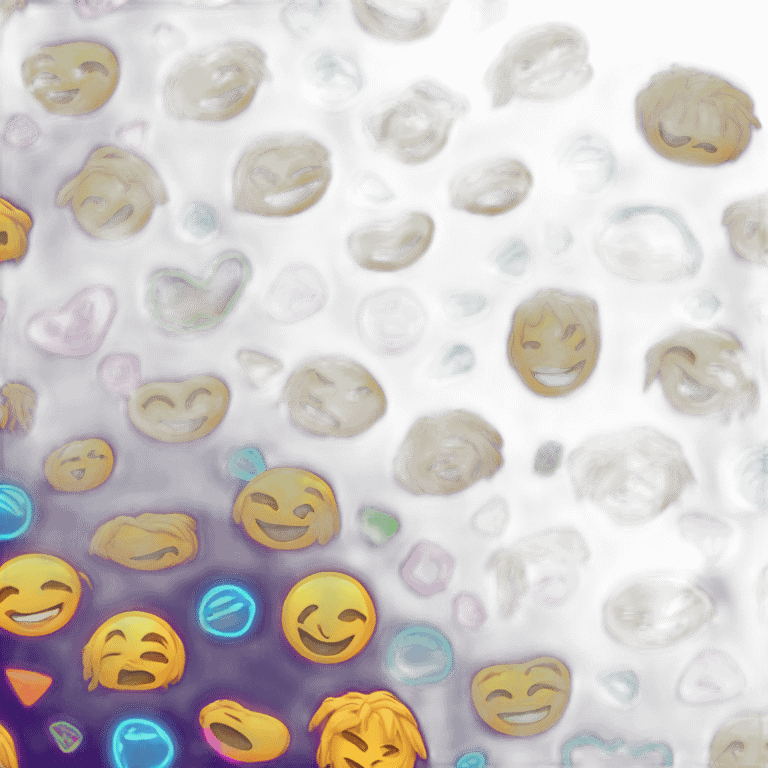 neon emoji