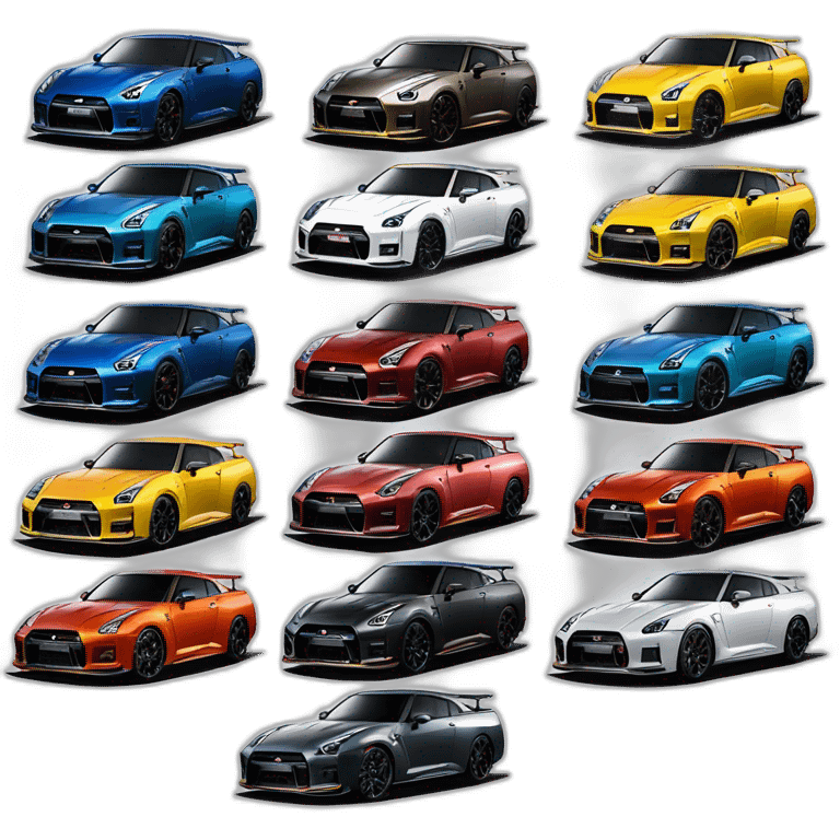 Nissan gtr r35 mix audi rs6 emoji