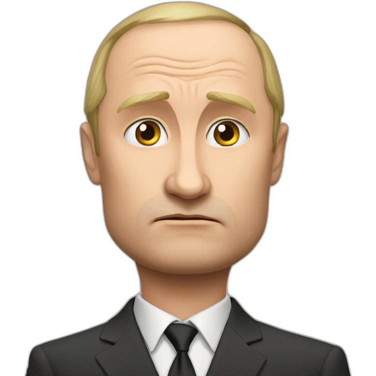 worried putin emoji