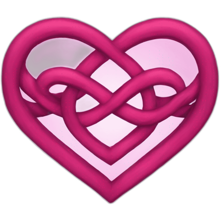 heart as an infinity symbol emoji