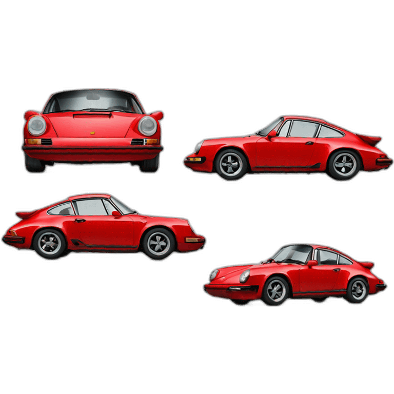 Red Porsche emoji