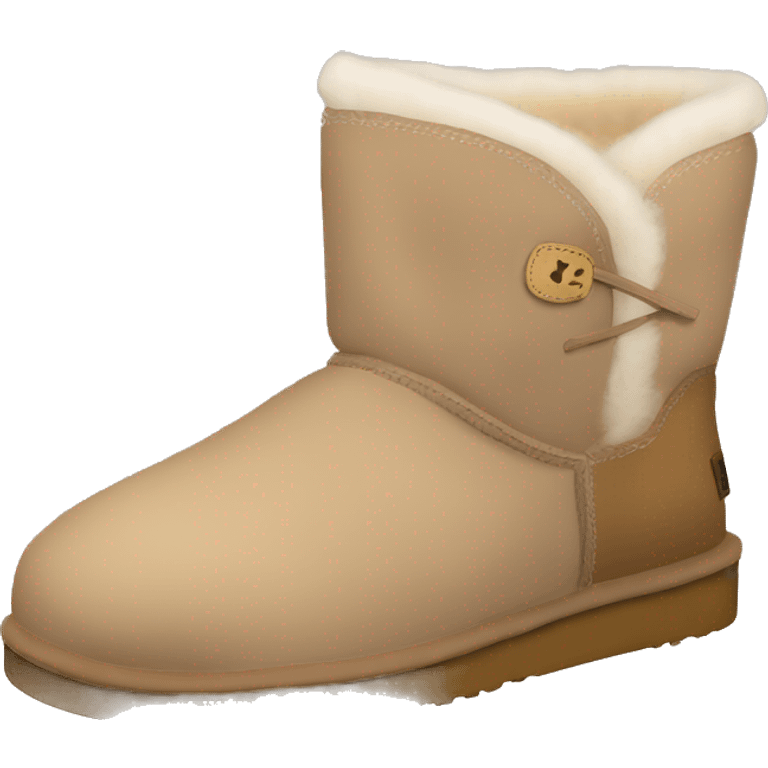 Beige Ugg  emoji