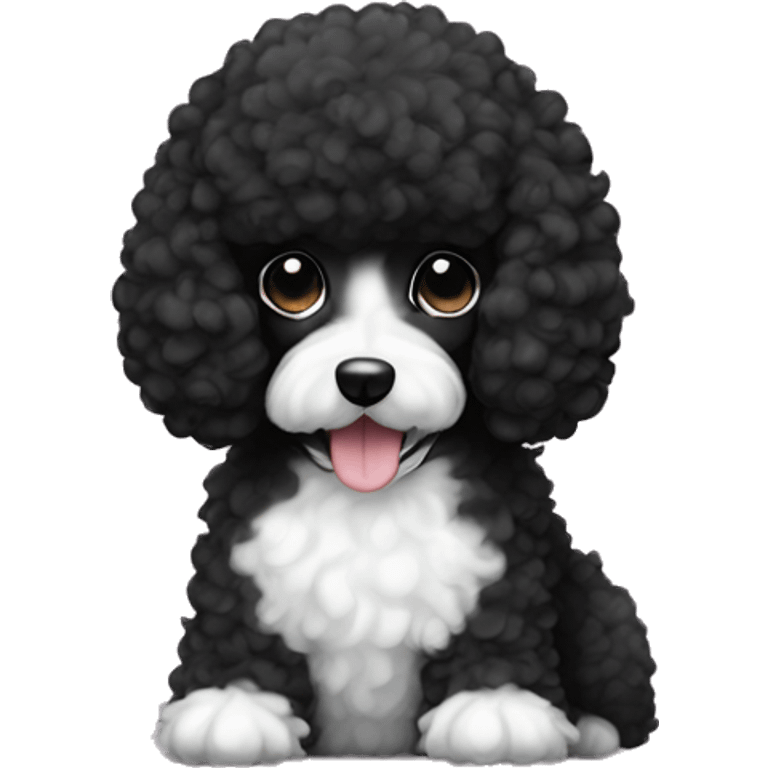 tuxedo poodle emoji