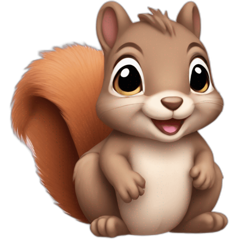 Baby squirrel emoji