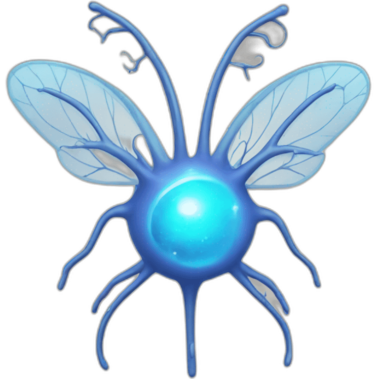 neuron with fairy wings emoji