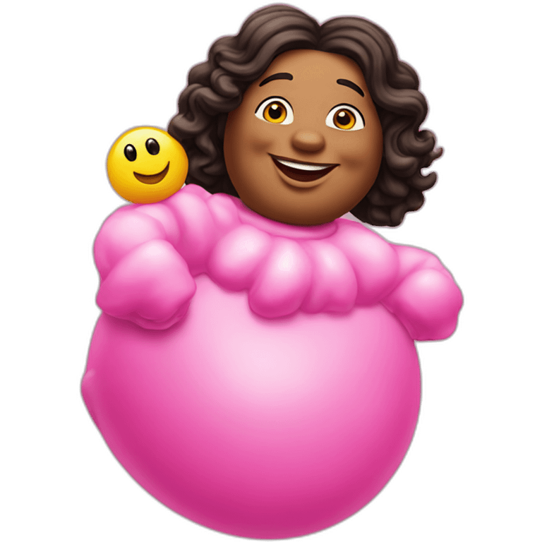 Oprah is mr blobby emoji