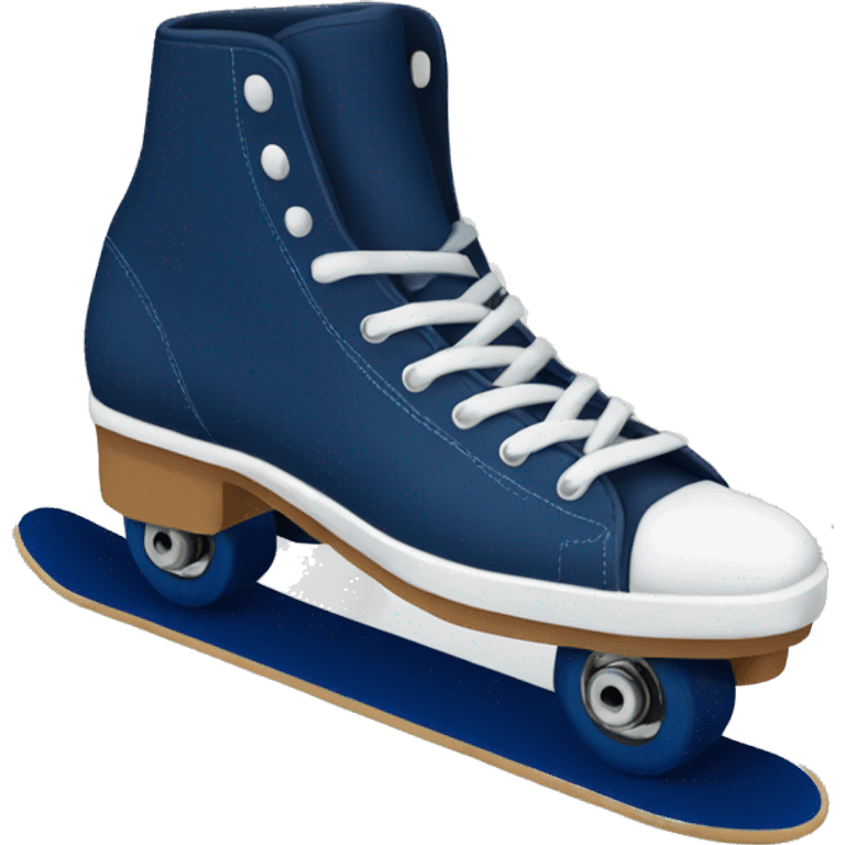 skate dark blue emoji