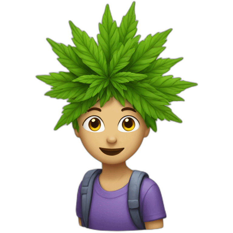 weed lea emoji