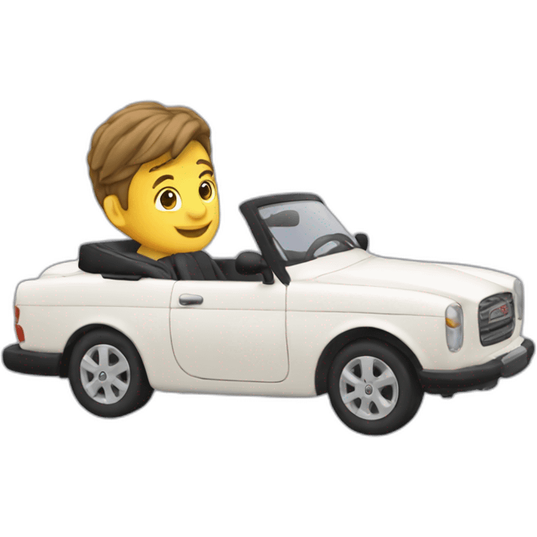 riding cabriolet emoji