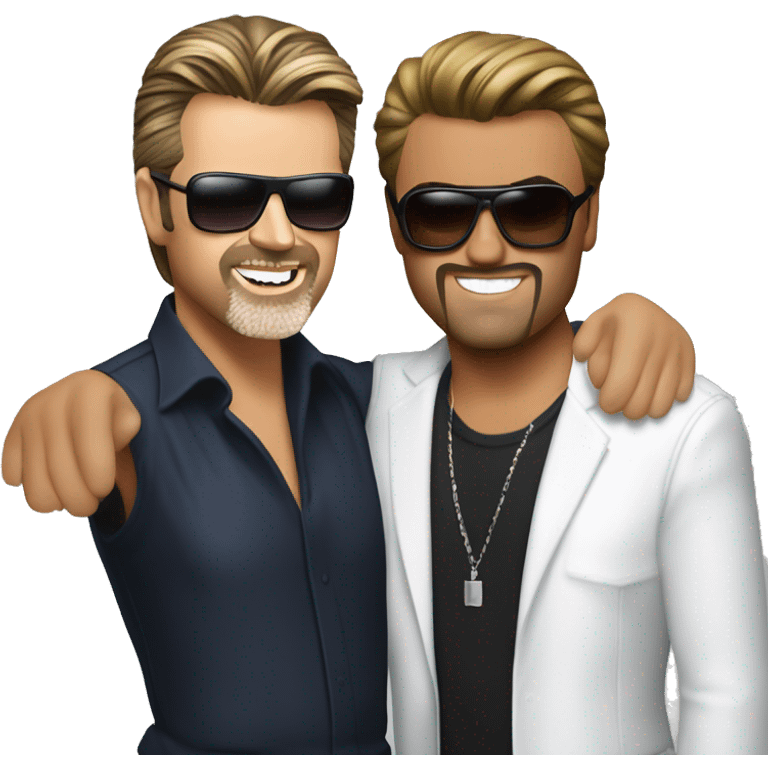 Wham! George Michael and Andrew Ridgely emoji