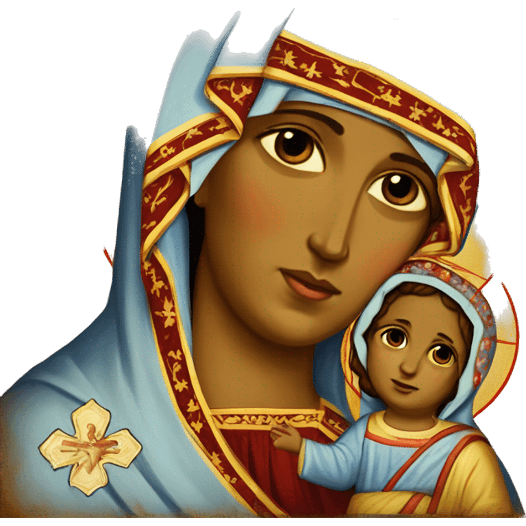 Orthodox Icon Theotokos emoji