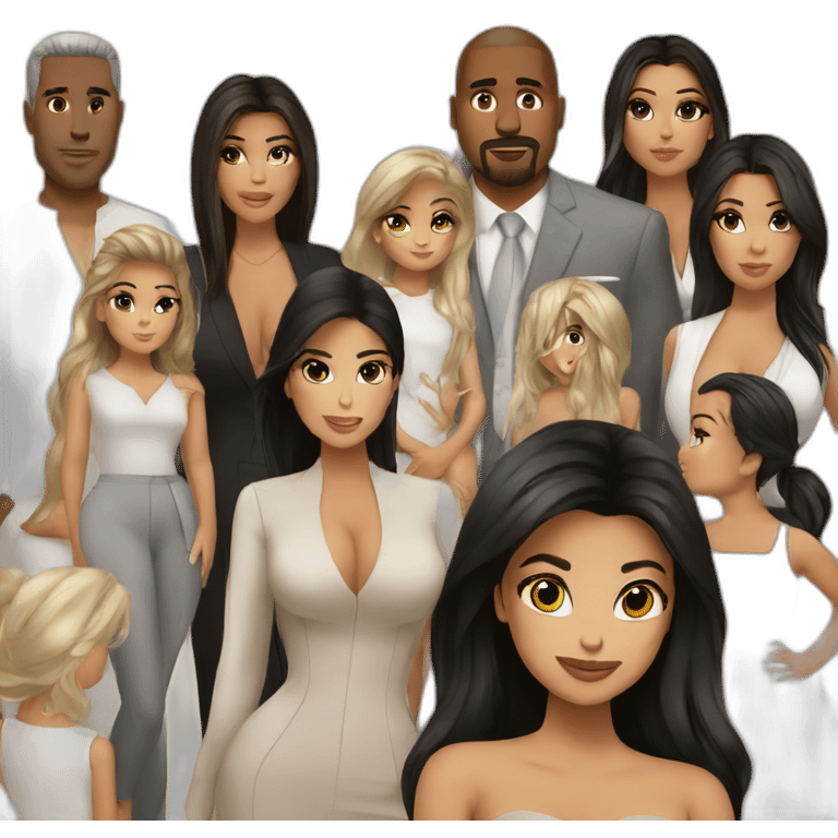 Famille kardashians emoji