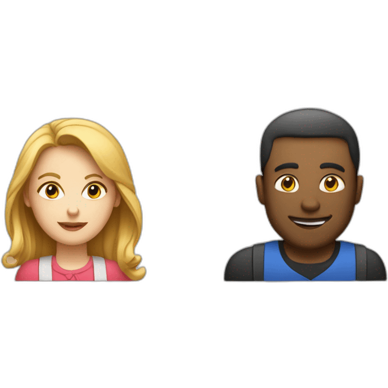 teacher vs tutor two white people emoji