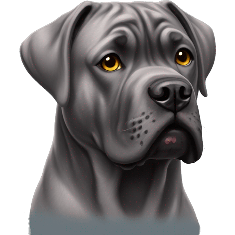 Gray brindle cane corso emoji