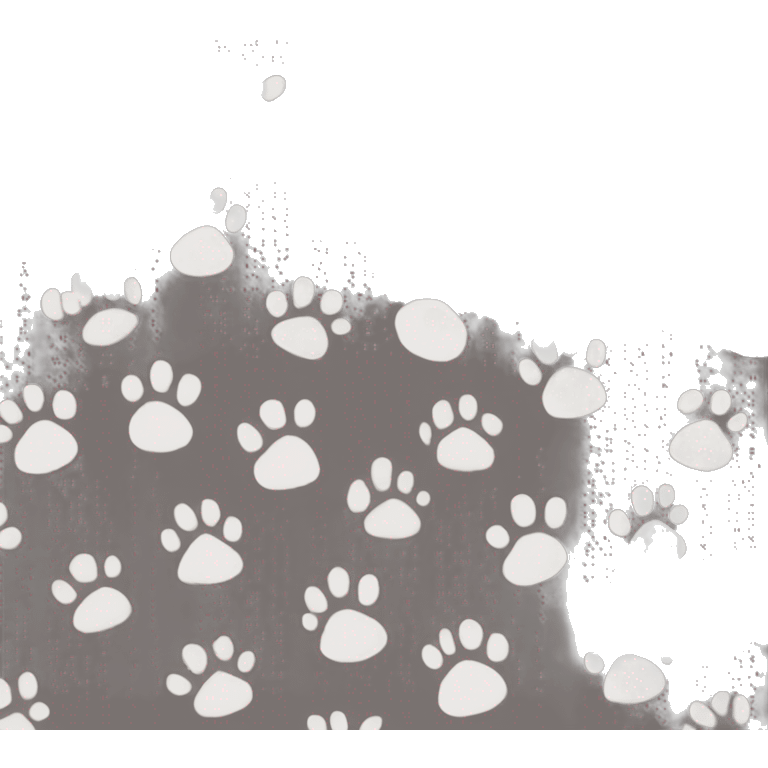 Paw prints emoji