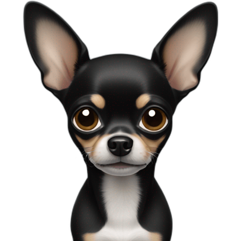 black chihuahua emoji