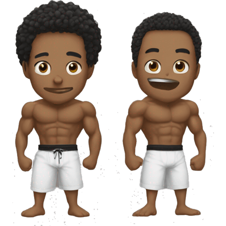 Doumbe vs baki emoji