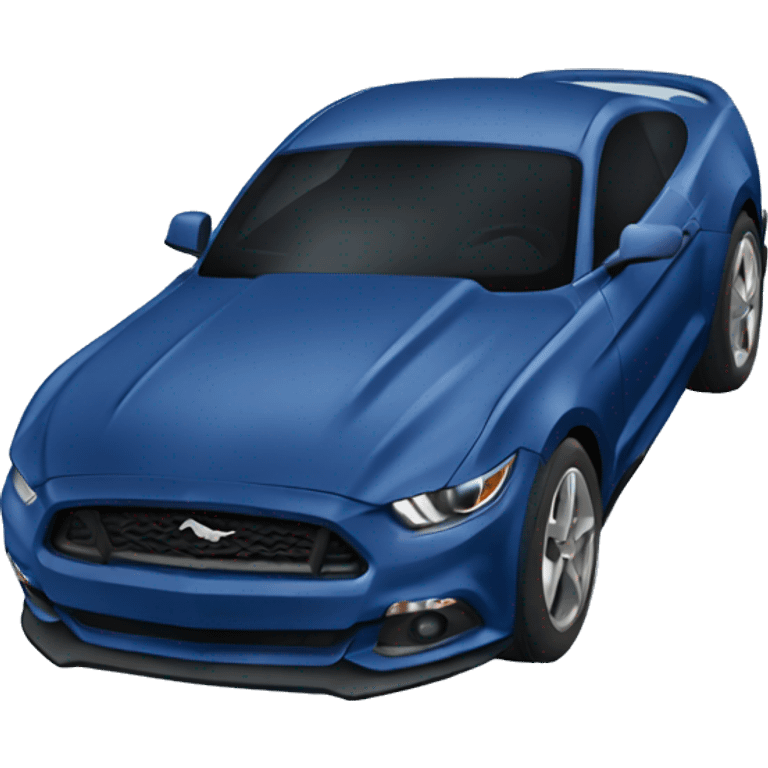 dark blue mustang emoji