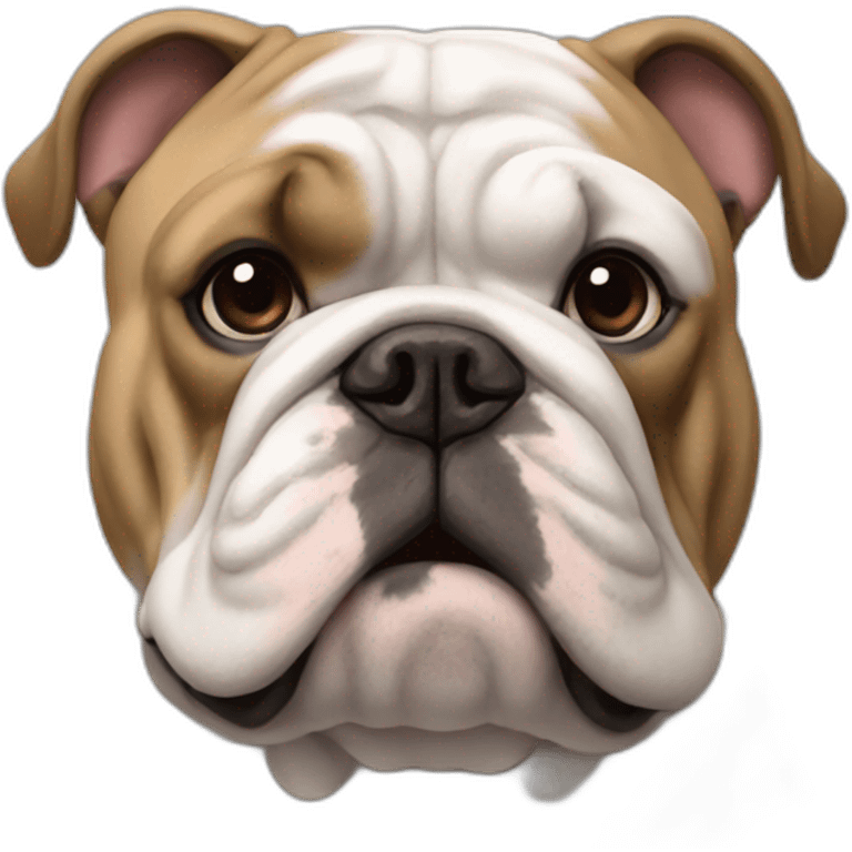 Whyte colored France-BullDog emoji