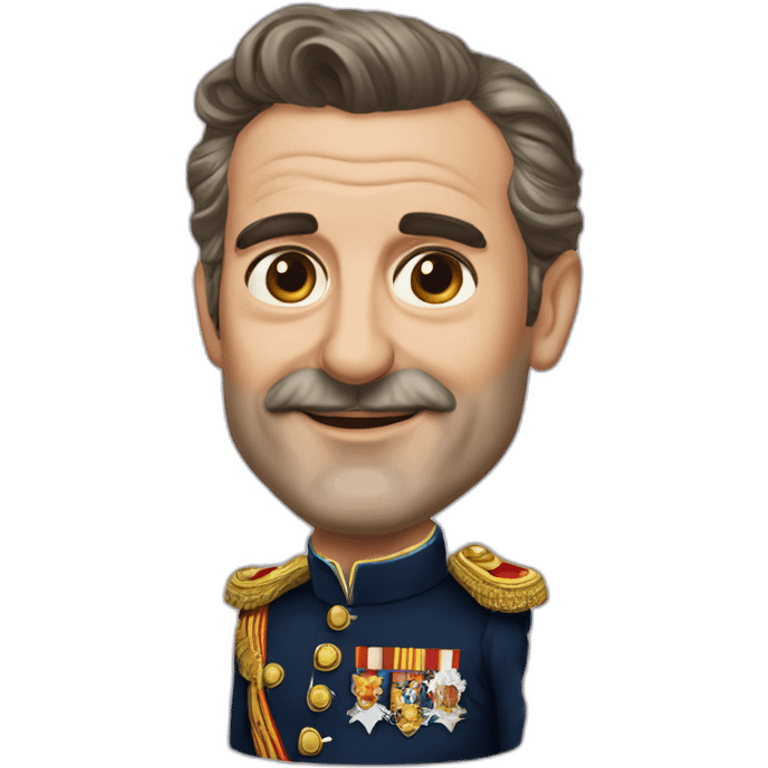 Hyperrealist Felipe vi king of spain emoji