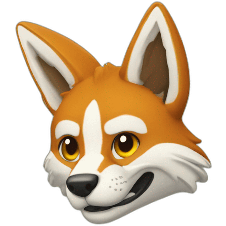 Renard qui grimpe le mont evrest emoji