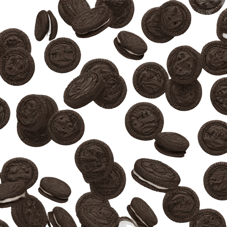 Oreo cookie emoji