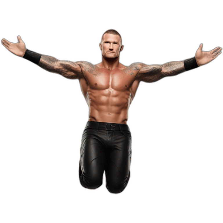 randy orton flying in the sky emoji