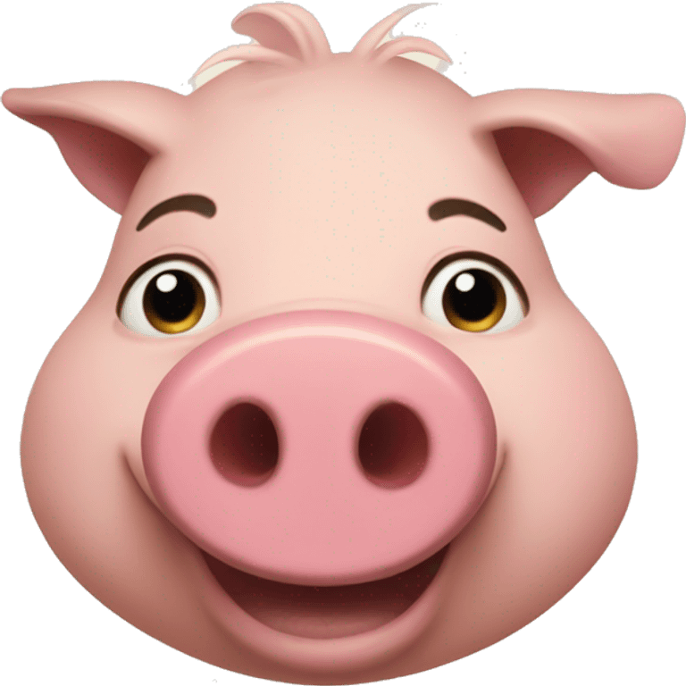 The pig from moana emoji