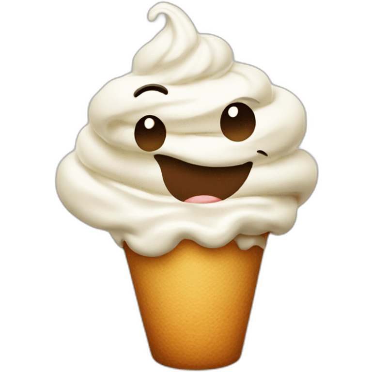 Whipped cream emoji