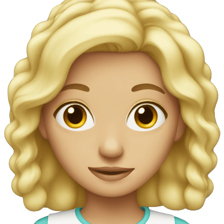 blonde girl emoji