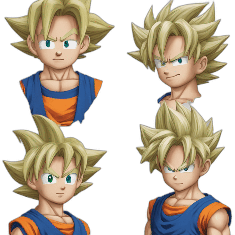 the fusion of son goku and trunks emoji