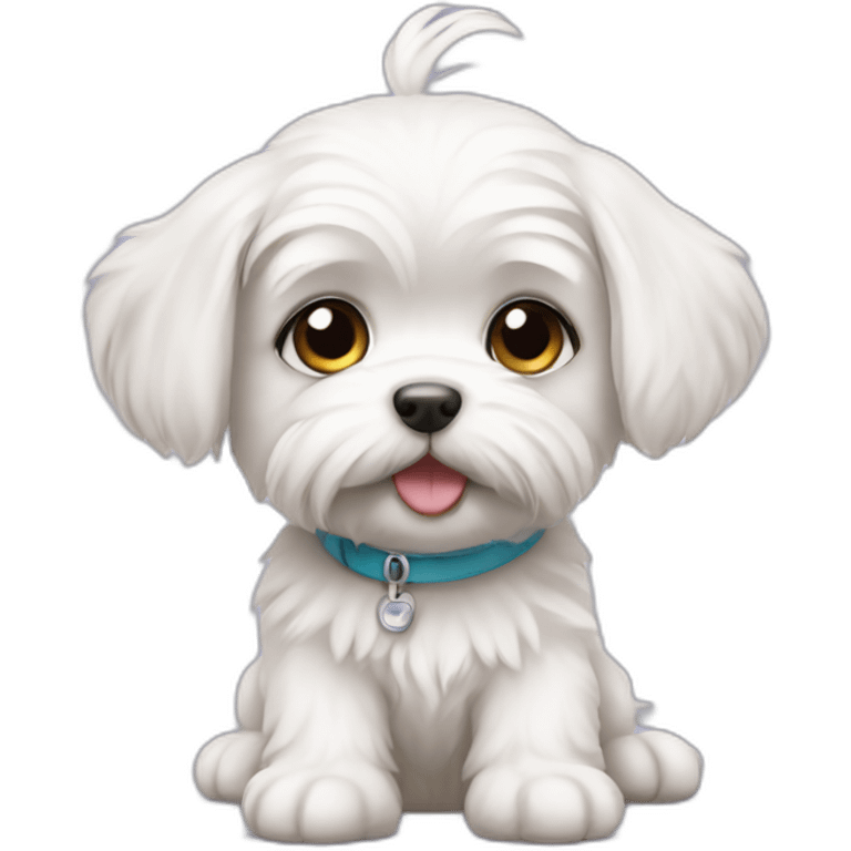 maltese puppy emoji