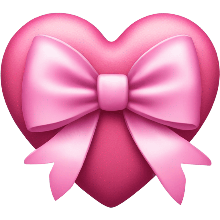 pink heart with bow emoji