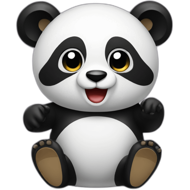 vacation panda emoji